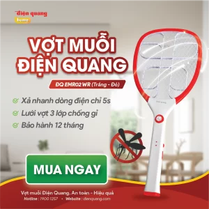 Vợt muỗi Điện Quang ĐQ EMR02 WR
