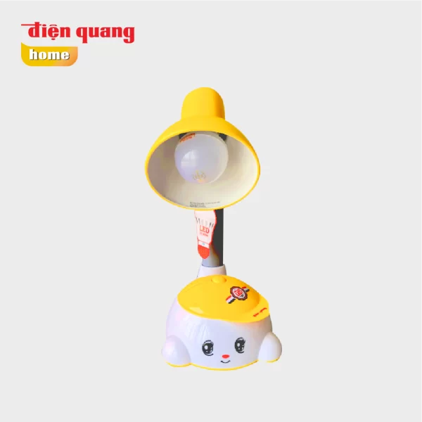 Đèn bàn Điện Quang ĐQ DKL04 ( kiểu trẻ em, màu vàng trắng )
