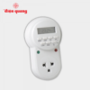 Ổ cắm hẹn giờ ĐQ ESK DT12 W 13 ( Điều chỉnh điện tử, 1 lỗ – 3 chấu, trắng )
