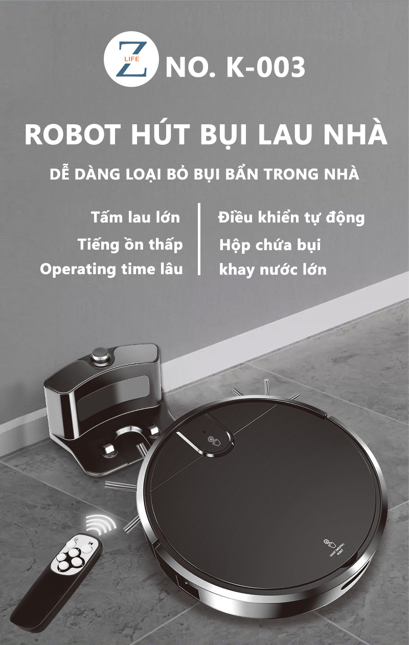 robot hut bui lau nha k003 zlife 1