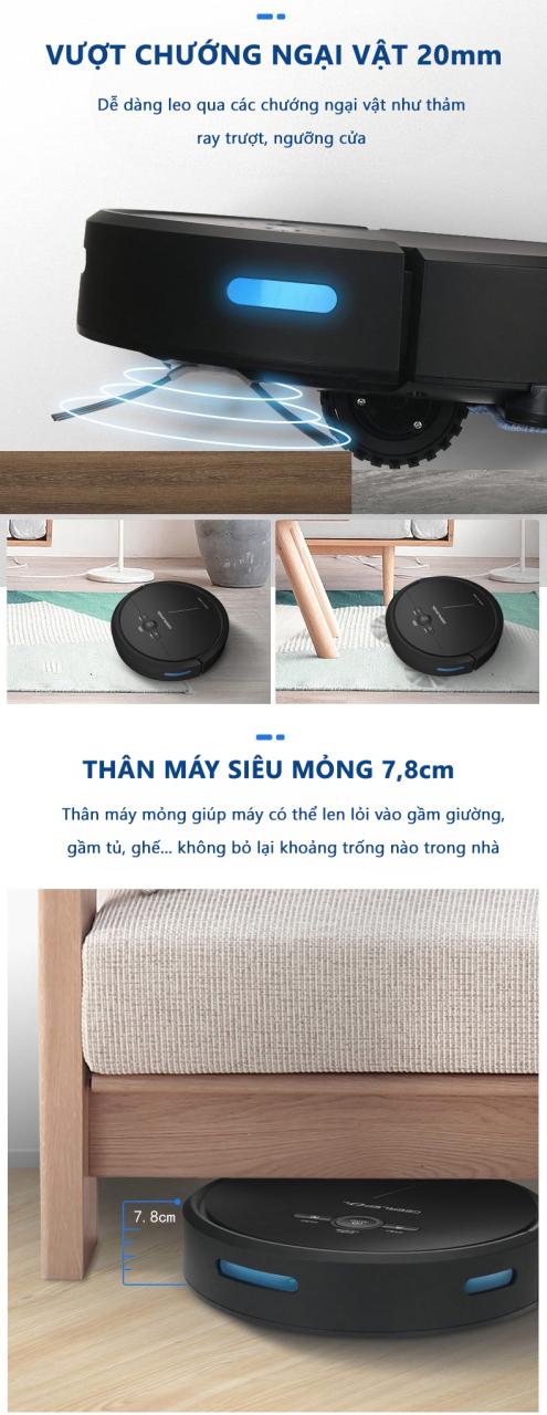 robot hut bui thong minh Zlife robot lau nha 1