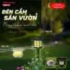 Đèn LED cắm sân vườn năng lượng mặt trời